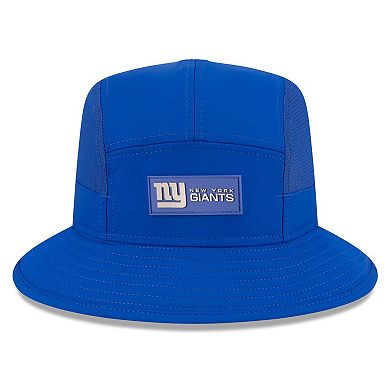 Men's New Era Royal New York Giants 2025 Sideline Bucket Hat