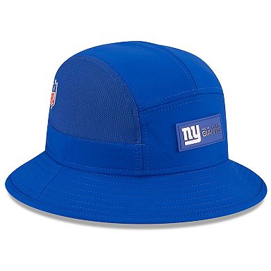 Men's New Era Royal New York Giants 2025 Sideline Bucket Hat