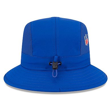 Men's New Era Royal New York Giants 2025 Sideline Bucket Hat