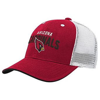 Youth Outerstuff Cardinal Arizona Cardinals Core Lockup Trucker Adjustable Hat
