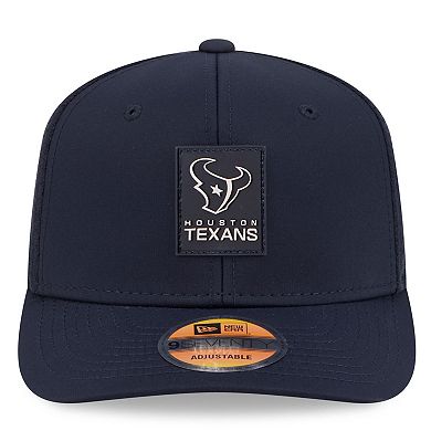 Men's New Era Navy Houston Texans 2025 Sideline 9SEVENTY Trucker Adjustable Hat