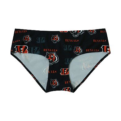 Women's Concepts Sport Black Cincinnati Bengals Mosaic Allover Print Knit Panty