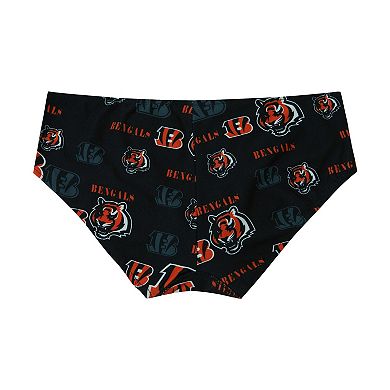 Women's Concepts Sport Black Cincinnati Bengals Mosaic Allover Print Knit Panty