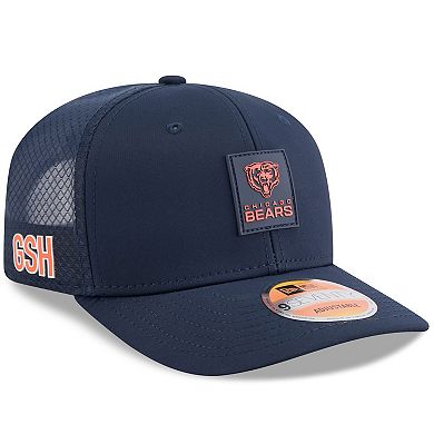 Men's New Era Navy Chicago Bears 2025 Sideline 9SEVENTY Trucker Adjustable Hat