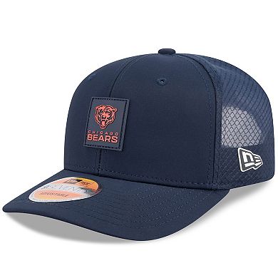 Men's New Era Navy Chicago Bears 2025 Sideline 9SEVENTY Trucker Adjustable Hat