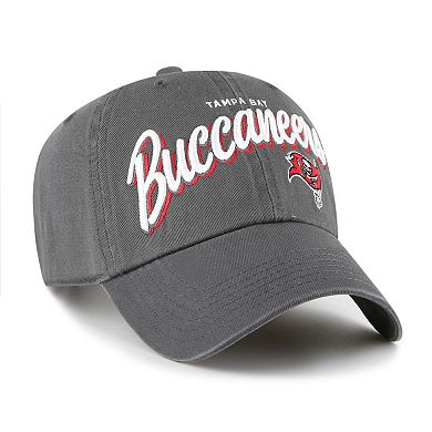Women's '47 Graphite Tampa Bay Buccaneers Ariana Clean Up Adjustable Hat