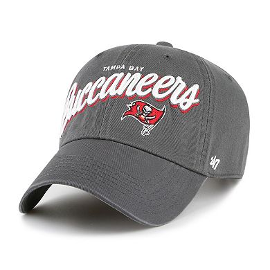 Women's '47 Graphite Tampa Bay Buccaneers Ariana Clean Up Adjustable Hat