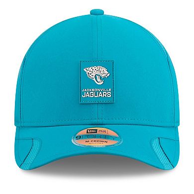 Youth New Era Teal Jacksonville Jaguars 2025 Sideline 9FORTY Adjustable Hat