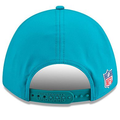 Youth New Era Teal Jacksonville Jaguars 2025 Sideline 9FORTY Adjustable Hat