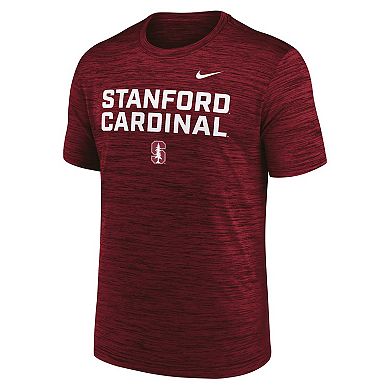 Men's Nike Cardinal Stanford Cardinal Campus Center Stack Velocity Performance T-Shirt