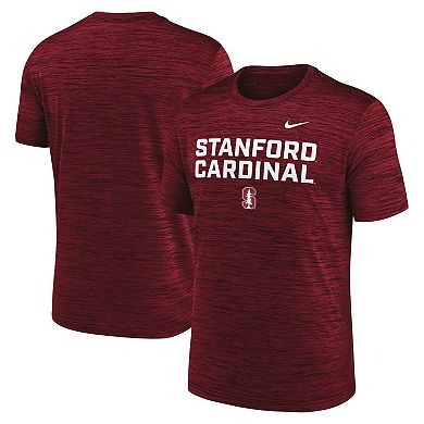 Men's Nike Cardinal Stanford Cardinal Campus Center Stack Velocity Performance T-Shirt