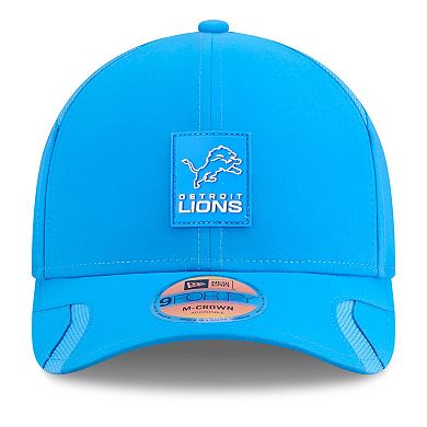 Youth New Era Blue Detroit Lions 2025 Sideline 9FORTY Adjustable Hat