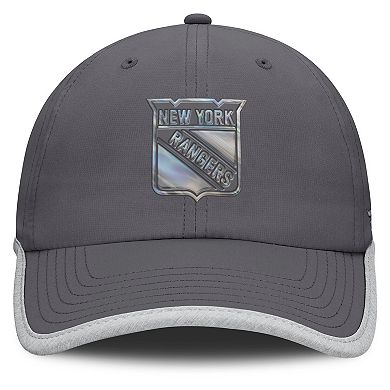Women's Fanatics Charcoal New York Rangers Fundamental Reflector Adjustable Hat