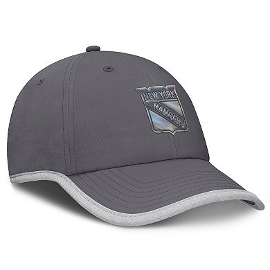 Women's Fanatics Charcoal New York Rangers Fundamental Reflector Adjustable Hat