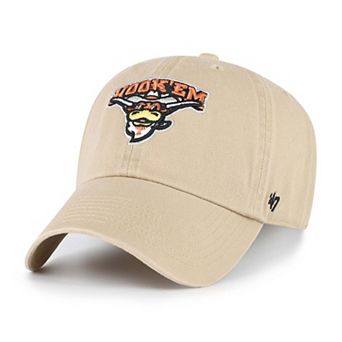 Youth '47 Khaki Texas Longhorns Clean Up Adjustable Hat