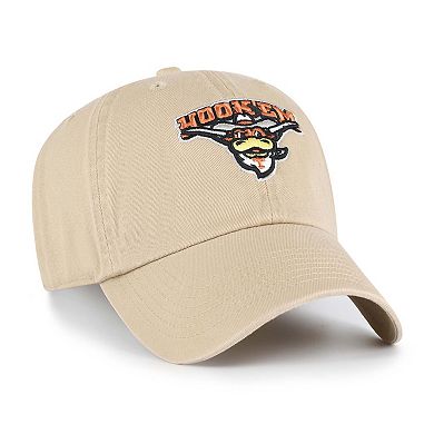 Youth '47 Khaki Texas Longhorns Clean Up Adjustable Hat