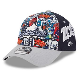 Youth New Era Navy/Gray New York Yankees 2025 MLB Diamond Hero Edition A-Frame 9FORTY Adjustable Hat