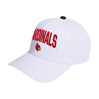 Unisex adidas White Louisville Cardinals Locker Room A-Frame Adjustable Hat