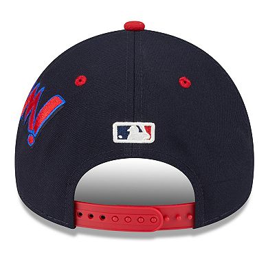 Youth New Era Navy/Red Minnesota Twins 2025 MLB Diamond Hero Edition A-Frame 9FORTY Adjustable Hat