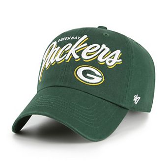 Women's '47 Green Green Bay Packers Ariana Clean Up Adjustable Hat