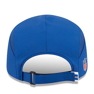 Men's New Era Royal Indianapolis Colts 2025 Sideline Runner Adjustable Hat