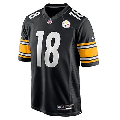 Men's Nike Will Howard Black Pittsburgh Steelers Team Game Jersey