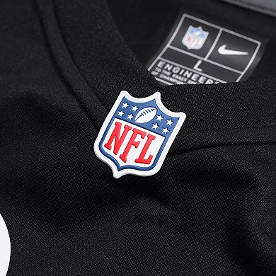Men's Nike Will Howard Black Pittsburgh Steelers Team Game Jersey