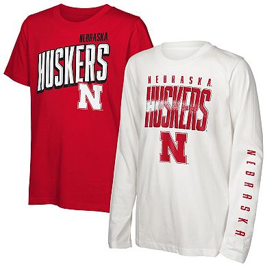 Youth Outerstuff Nebraska Huskers In The Mix T-Shirt Combo Set
