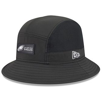 Men's New Era Black Philadelphia Eagles 2025 Sideline Bucket Hat