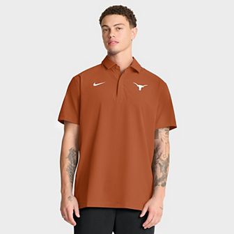 Men's Nike Burnt Orange Texas Longhorns 2025 Coaches Sideline Polo