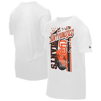 Men's New Era White San Francisco Giants Big Graphic Domestic T-Shirt