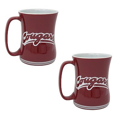 Washington State Cougars 16oz. Sculpted Barista Mug Two-Pack