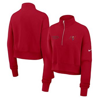 Women's Nike Red Tampa Bay Buccaneers Primetime Phoenix Half-Zip Sweatshirt