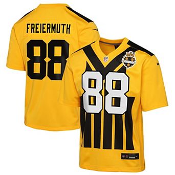 Youth Nike Pat Freiermuth Gold Pittsburgh Steelers Alternate 1933 Throwback Game Jersey
