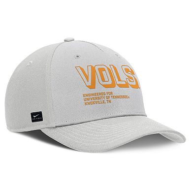 Men's Nike Gray Tennessee Volunteers 2025 Sideline Dust Pinched Rise Adjustable Hat
