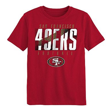 Preschool Outerstuff Scarlet San Francisco 49ers Posterize T-Shirt