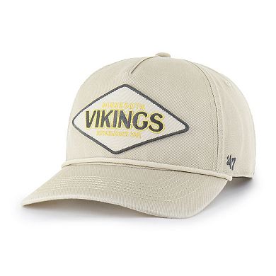 Men's '47 Khaki Minnesota Vikings Cairn Hitch Adjustable Hat