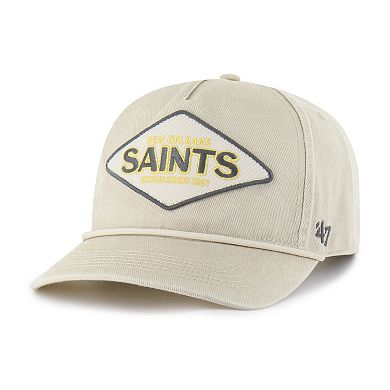Men's '47 Khaki New Orleans Saints Cairn Hitch Adjustable Hat