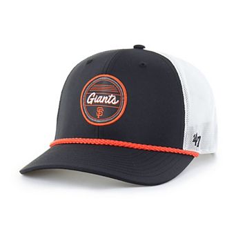Men's '47 Black/White San Francisco Giants Fairway Trucker Adjustable Hat