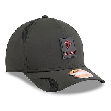 Youth New Era Black Atlanta Falcons 2025 Sideline 9FORTY Adjustable Hat
