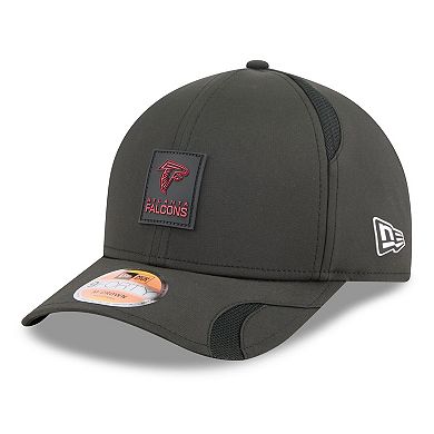 Youth New Era Black Atlanta Falcons 2025 Sideline 9FORTY Adjustable Hat