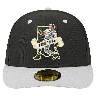 Men's New Era Frank Thomas Black Chicago White Sox 59FIFTY Fitted Hat
