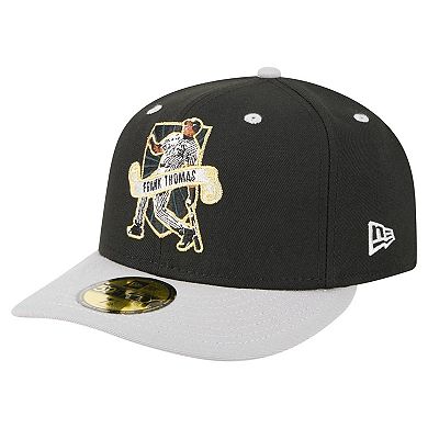 Men's New Era Frank Thomas Black Chicago White Sox 59FIFTY Fitted Hat