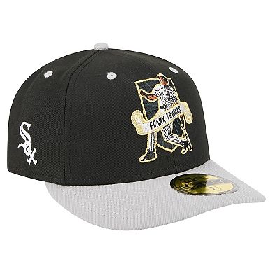 Men's New Era Frank Thomas Black Chicago White Sox 59FIFTY Fitted Hat