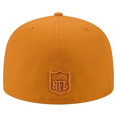Men's New Era Brown Green Bay Packers Color Pack A-Frame 59FIFTY Fitted Hat