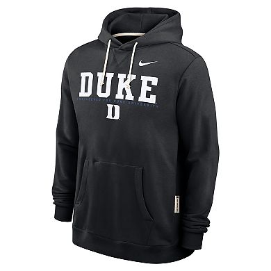 Men's Nike Black Duke Blue Devils 2025 Sideline Standard Issue Dri-FIT Hoodie