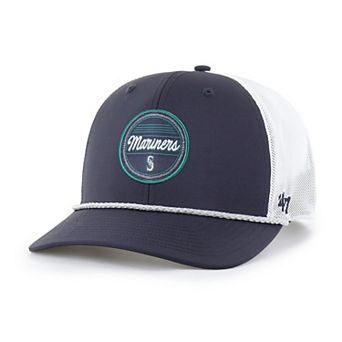 Men's '47 Navy/White Seattle Mariners Fairway Trucker Adjustable Hat