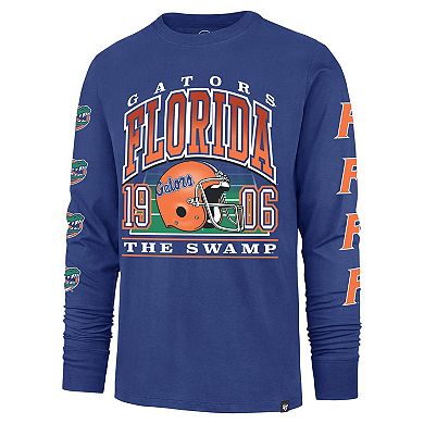 Men's '47 Royal Florida Gators Go Big Long Sleeve T-Shirt