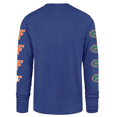 Men's '47 Royal Florida Gators Go Big Long Sleeve T-Shirt