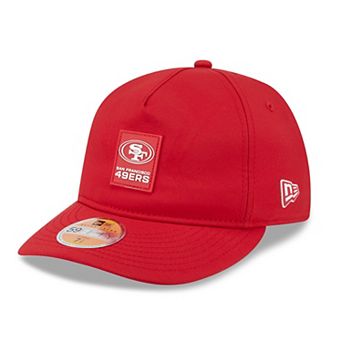 Men's New Era Scarlet San Francisco 49ers 2025 Sideline Retro Crown 59FIFTY Fitted Hat